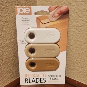 Joie Retracto Blades in White, Cream, and Tan